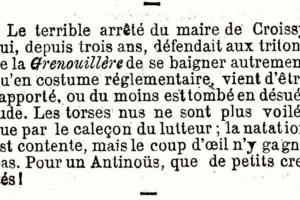 Extrait du gaulois (4 juillet 1869)